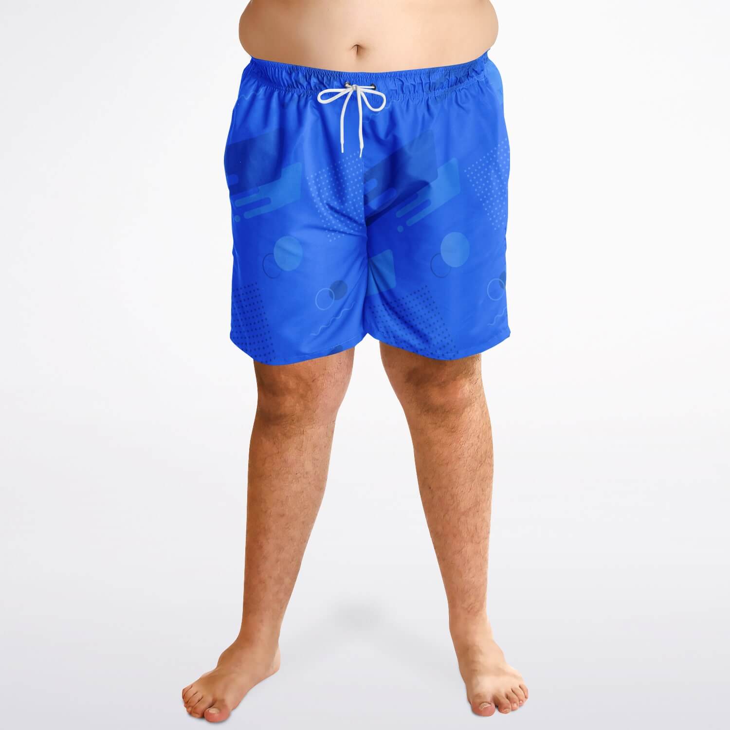 Plus-size Swim Trunks - AOP