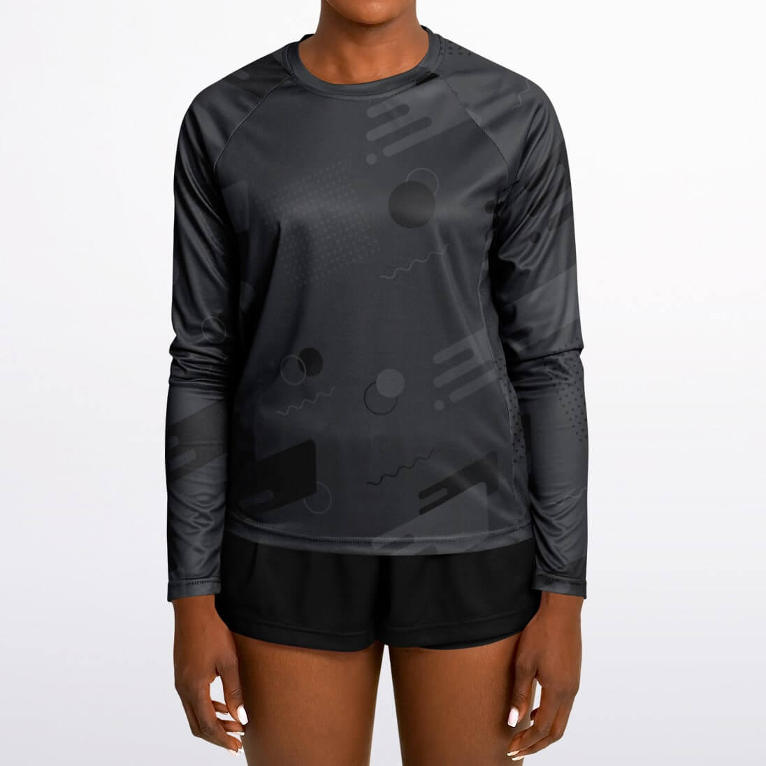 Women's Long Sleeve Performance Shirt - AOP